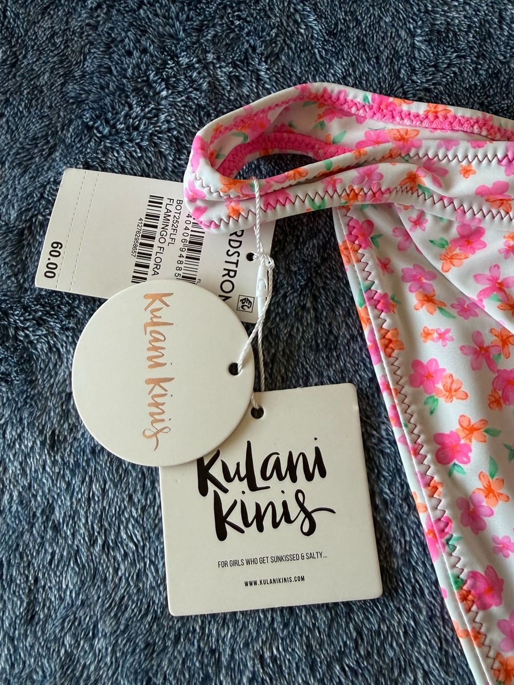NWT Kulani Kinis Underwire Bikini Set in Flamingo Flora Top is L & Bottom M👙🦩🌸 - Picture 9 of 9